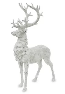 Figurka biały Jeleń - Ozdoby bożonarodzeniowe - miniaturka - grafika 1