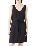 Sukienki - ONLY Onlmette Sl V-Neck Belt Dress WVN letnia sukienka, czarny, M - miniaturka - grafika 1