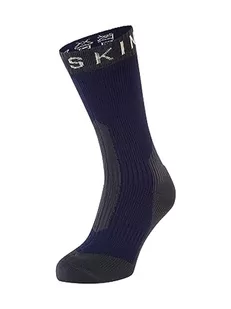 SEALSKINZ Stanfield wodoodporne skarpety o średniej długości w ekstremalnych niskich temperaturach, Granatowy/Szary, Small - Skarpetki damskie - miniaturka - grafika 1