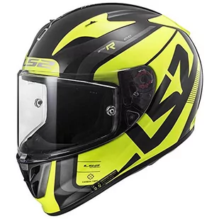 LS2, Integral Kask motocyklowy Arrow Sting czarny żółty, XXL - Kaski motocyklowe - miniaturka - grafika 1