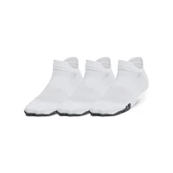 Skarpetki damskie - Damskie skarpetki treningowe (3-pack) Under Armour Womens UA Breathe 3pk Ns Tab - białe - UNDER ARMOUR - miniaturka - grafika 1