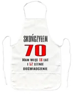 Fartuchy i rękawice kuchenne - Fartuszek Kuchenny - Skończyłem 70 lat - miniaturka - grafika 1