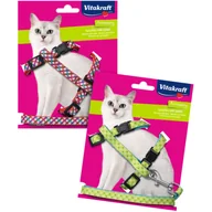 Szelki dla kotów - Smycz i szelki dla kota nylon Vitakraft - miniaturka - grafika 1