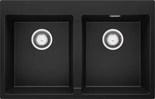 BRANDE ZONE DUAL 780-80 BLACK (czarny mat) - Zlewozmywaki - miniaturka - grafika 1