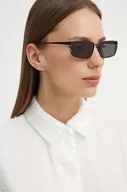 Okulary przeciwsłoneczne - Off-White okulary przeciwsłoneczne damskie kolor czarny OERI119_561007 - miniaturka - grafika 1