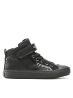 Buty dla dziewczynek - Geox Trampki J Kalispera G. I J744GI 0DHAJ C9997 S Czarny - miniaturka - grafika 1