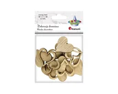 Decoupage - Hasta Drewniane serca pełne i obrysy 2.7 x 2.5 cm 12 szt. - miniaturka - grafika 1