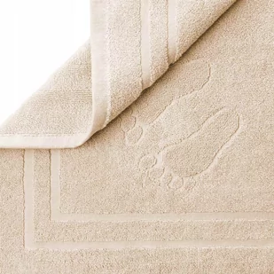 Dywanik 50 x 70 Łazienkowy Bawełna Mondo Beżowy - Dywaniki łazienkowe - miniaturka - grafika 2
