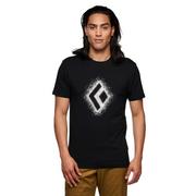 Koszulki męskie - Męski t-shirt Black Diamond Chalked Up 2.0 Tee black - XL - miniaturka - grafika 1