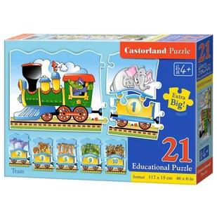 Castorland Edukacja Pociąg PC-E135 - Puzzle - miniaturka - grafika 2