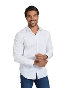 Koszule męskie - Guess Koszula Męska Garniturowa Ls Sunset Shirt White M1Yh20W7Zk1 G011 M - miniaturka - grafika 1