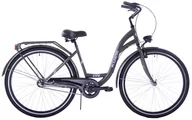 Rowery - Rower miejski 28 damski Kozbike (K3) 3 biegi grafitowy - miniaturka - grafika 1
