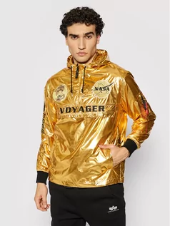 Kurtki męskie - Alpha Industries Kurtka przejściowa Voyager NASA Anorak 116112 Złoty Regular Fit - grafika 1