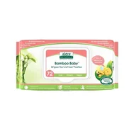 Chusteczki nawilżane - Aleva Naturals, Chusteczki bambusowe, Sensitive, 72 szt. - miniaturka - grafika 1