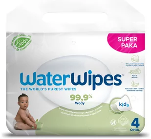 ECO AND MORE SP.ZO.O. ECO AND MORE SP.ZO.O WaterWipes BIO Kids Soapberry chusteczki nasączane wodą z dodatkiem orzechów mydlanych 4 x 60 szt - Chusteczki nawilżane - miniaturka - grafika 1
