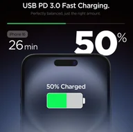 Ładowarki do telefonów - Spigen Ładowarka sieciowa ArcStation Essential EE201EU PD 3.0, USB-C 20W, biała - miniaturka - grafika 1