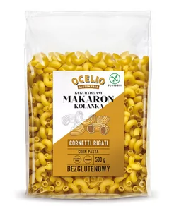 Ocelio Bezglutenowy makaron kolanka cornetti 500 g - Makaron - miniaturka - grafika 1