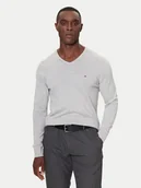 Swetry męskie - Tommy Hilfiger Sweter MW0MW42249 Szary Regular Fit - miniaturka - grafika 1