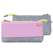 Pixelbags PIXIECREW Piórnik szary różowy GXP-606243 - Piórniki - miniaturka - grafika 2