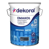 Emalie - Dekoral Emalia Emakol Strong antracyt 5L - miniaturka - grafika 1