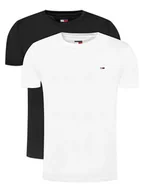Koszulki męskie - Tommy Jeans Komplet 2 t-shirtów DM0DM21344 Kolorowy Slim Fit - miniaturka - grafika 1