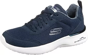 Skechers Damskie sneakersy Skech-air Dynamight-fast Brak, niebieski - Niebieski granatowy Mesh White Trim Nvy - 39.5 EU - Sneakersy damskie - miniaturka - grafika 1