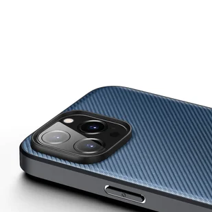 Dux Ducis Fino etui pokrowiec pokryty nylonowym materiałem iPhone 14 Pro niebieski - Etui i futerały do telefonów - miniaturka - grafika 7