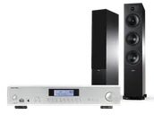 Zestawy stereo - Rotel A12 MkII (srebrny) + Tesi 6 (czarny) - miniaturka - grafika 1