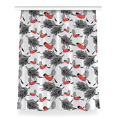 Zasłony - Klasyczna zasłona kolory 150x200 cm Gile i drzewa, Fabricsy - miniaturka - grafika 1