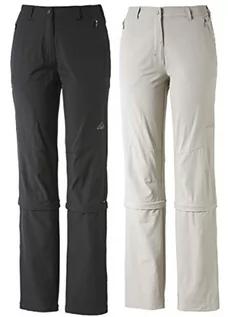 Spodnie damskie - McKINLEY McKINLEY Damskie spodnie z odpinanymi nogawkami Mandorak Kg szary szary 24 286172 - grafika 1