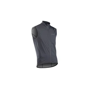 Kamizelka rowerowa NORTHWAVE Rainskin Vest ciemny szary - Kurtki rowerowe - miniaturka - grafika 1