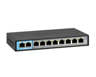 Akcesoria do monitoringu - Switch POE BCS BCS-B-SP0802 10 portów 10/100MB LAN - miniaturka - grafika 1