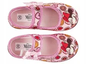 Buty dla dziewczynek - Kapcie Dziecięce Do Przedszkola na Rzep Baleriny Miękkie MYSZKA MINNIE r.25 - miniaturka - grafika 1