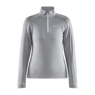 Bluzy damskie - Damska Bluza CRAFT CORE GAIN MIDLAYER W 1909497-935000 – Szary - miniaturka - grafika 1
