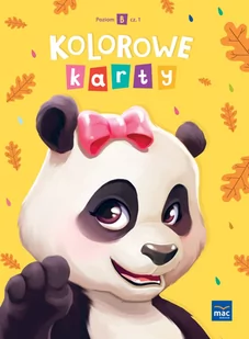 Kolorowe karty. Poziom B. Karty pracy. Część 1 - Edukacja przedszkolna - miniaturka - grafika 1
