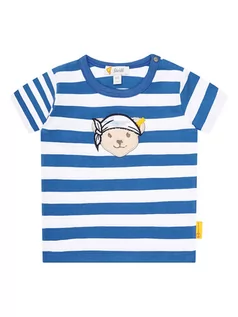 Kaftaniki dla niemowląt - Steiff Koszulka w kolorze niebieskim - grafika 1