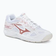 Piłka ręczna - Buty do piłki ręcznej dziecięce Mizuno Stealth Star C białe X1GC2107K36 35 eu - miniaturka - grafika 1
