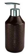 Mydelniczki i dozowniki mydła - KLEINE WOLKE Bow Dozownik do mydła brązowy 360 ml 8639301854 - miniaturka - grafika 1