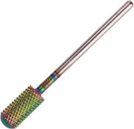 Frezarki do paznokci - Profesjonalny frez kobaltowo wolframowy tęczowy model Barrel smooch top M 3/32" Nr 5 - miniaturka - grafika 1
