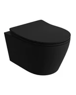 Miski WC - Lavita Miska wisząca WC Praia Black 5900378335207 - miniaturka - grafika 1