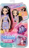 Lalki dla dziewczynek - Barbie DreamBesties. Lalka Renee na wrotkach JFX99 - Mattel - miniaturka - grafika 1