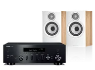 Zestawy stereo - Yamaha R-N600A (czarny) + 607 S3 (dąb) - miniaturka - grafika 1
