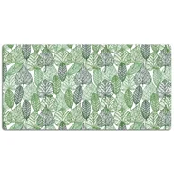 Podkładki na biurko - Podkładka mata ochrona biurka Leśne Liście 120x60cm, Dywanomat - miniaturka - grafika 1
