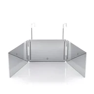 Lustra - InnovaGoods - Lustro Łazienkowe z Oświetleniem LED, 360º Widoczność, Składana Konstrukcja, Dotykowy Przełącznik, Akumulatorowe, Białe, 24 LED - miniaturka - grafika 1