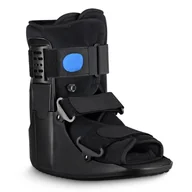 Ortezy, stabilizatory i opaski elastyczne - But ortopedyczny pneumatyczny czarny MED AK03 4FIZJO, różne rozmiary - miniaturka - grafika 1