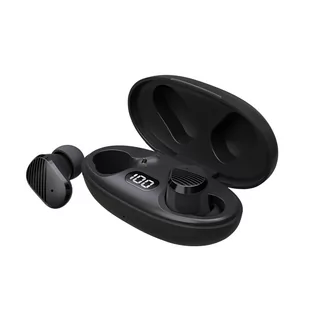 Savio TWS-10 Bluetooth 5.3 - czarny - Słuchawki - miniaturka - grafika 1