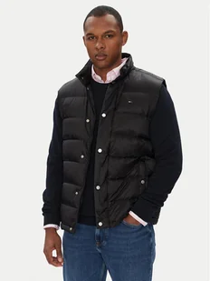 Tommy Jeans Kamizelka DM0DM21777 Czarny Regular Fit - Kamizelki męskie - miniaturka - grafika 1