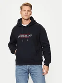 Bluzy męskie - Guess Jeans Bluza M4YQ23 K9V31 Granatowy Regular Fit - miniaturka - grafika 1