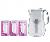 Dzbanki filtrujące - Dzbanek filtrujący Aquaphor Orleans 4.2l biały z 3 wkł. A5 Mg - miniaturka - grafika 1