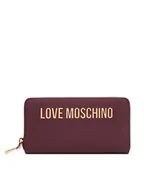 Portfele - LOVE MOSCHINO Duży Portfel Damski JC5611PP1NKD0552 Bordowy - miniaturka - grafika 1